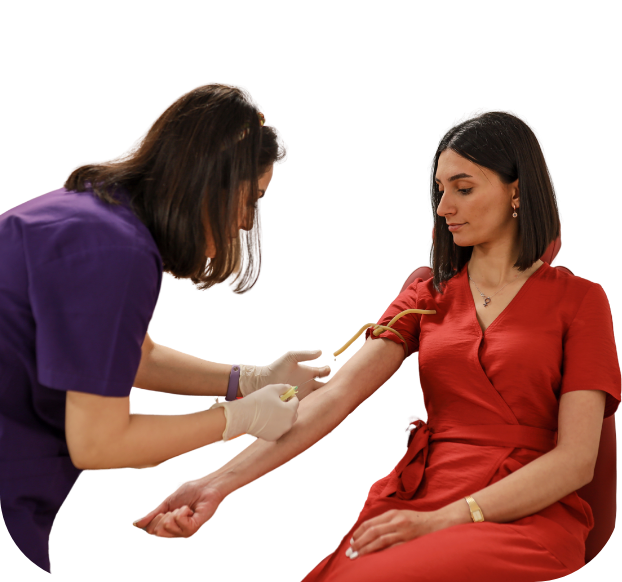 Paciente realizando exame